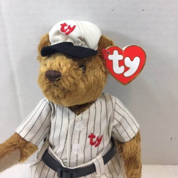 NEW TY The Attic Treasures Collection Cooper Baseball Bear Handmade Vtg - Picture 2 of 8